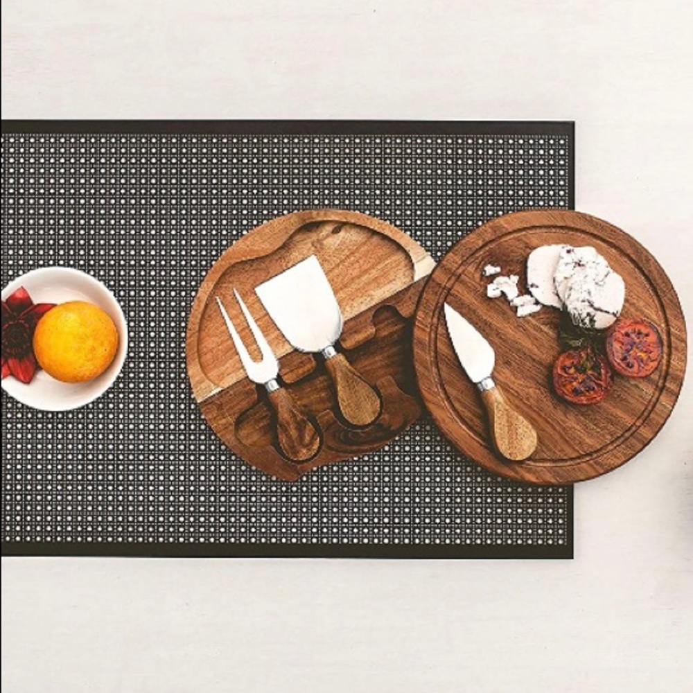 🌿Deluxe Cheese Board Set Acacia Wood - Picture 13 of 16